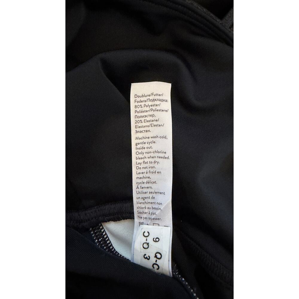 Spanx Women’s Large Black Faux Leather Side Stripe Leggings White High Rise - Picture 5 of 6
